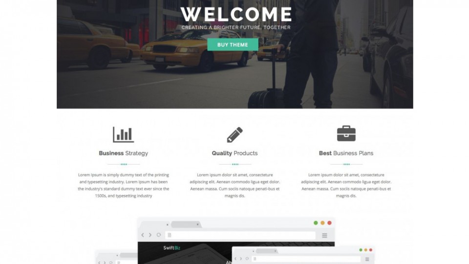 SwiftBiz Theme WordPress Download
