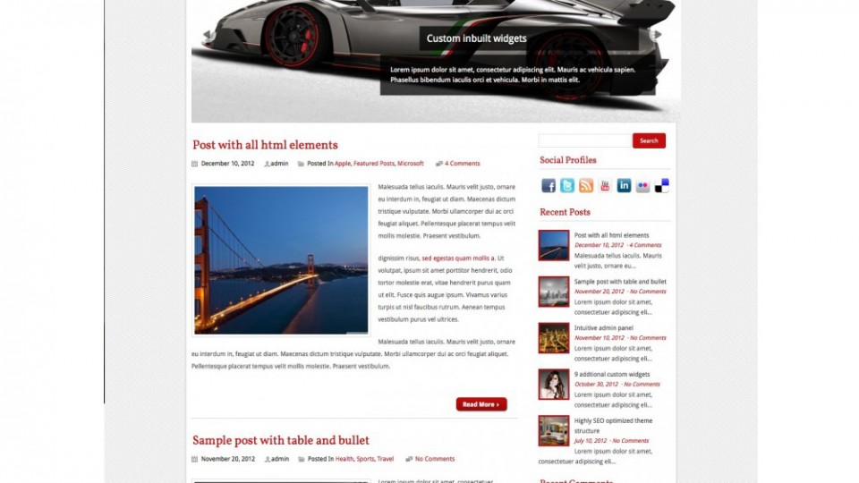 Optronica WordPress Theme
