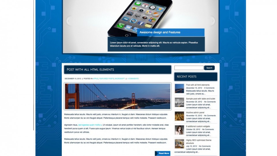 MobiTalk WordPress Themes Download