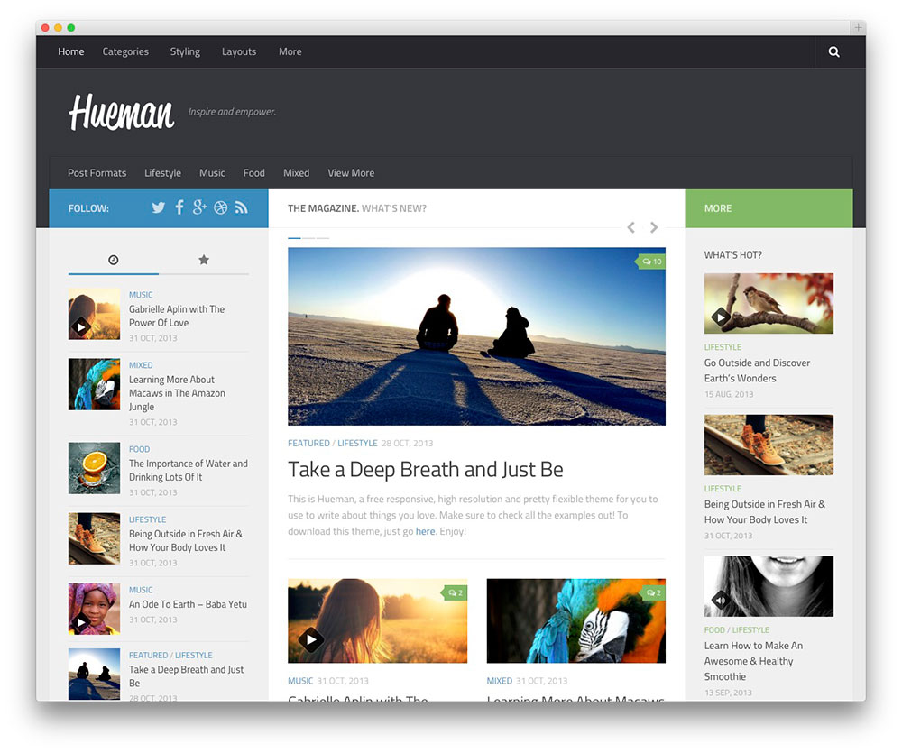 Hueman WordPress Themes Download
