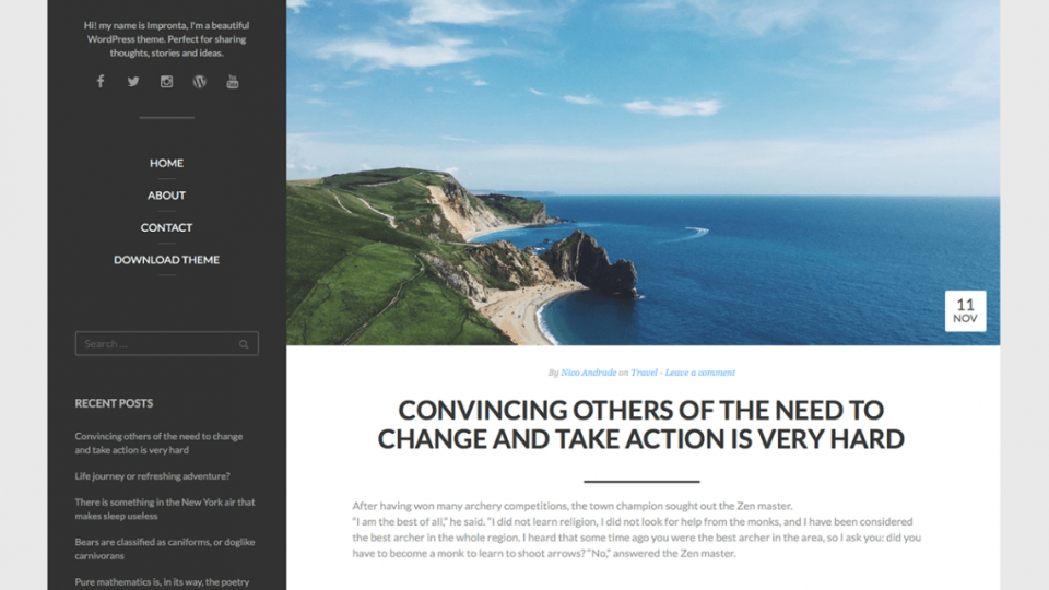 Impronta WordPress Theme