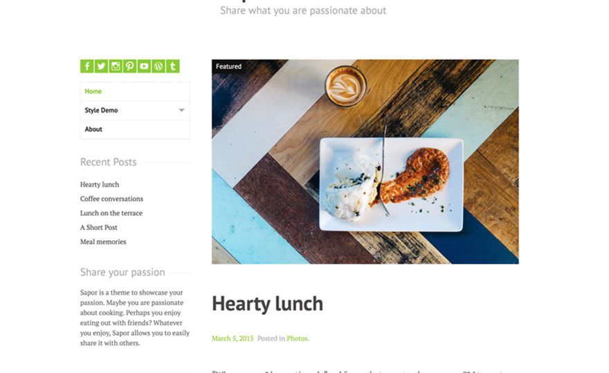Sapor Theme