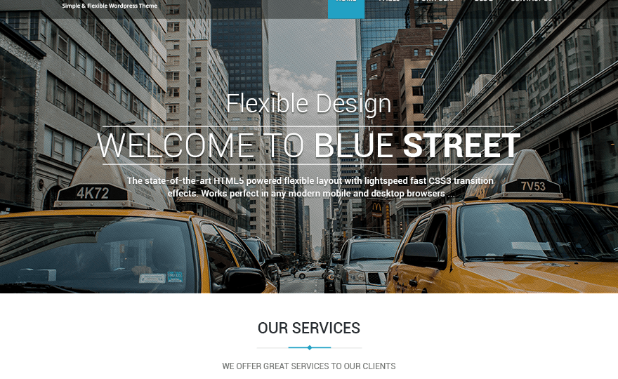 Bluestreet WordPress Theme