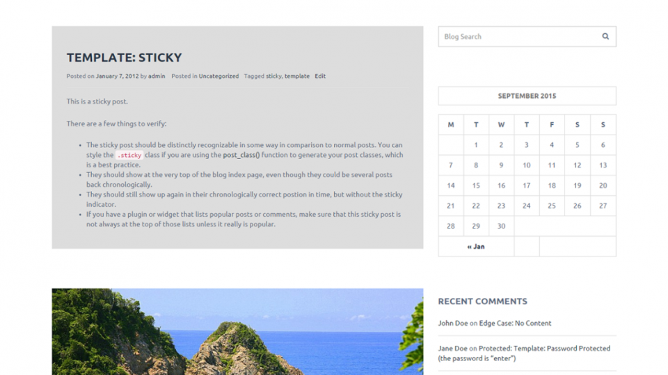 Bloga WordPress Theme
