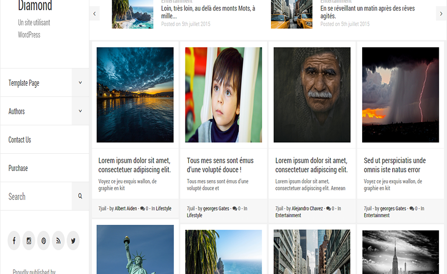 Diamond WordPress Theme Download