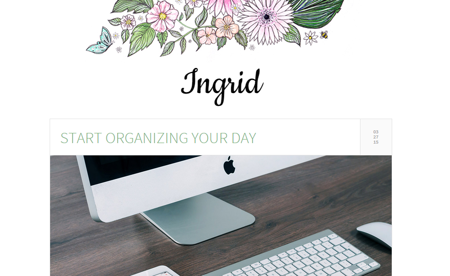 Ingrid WordPress Theme