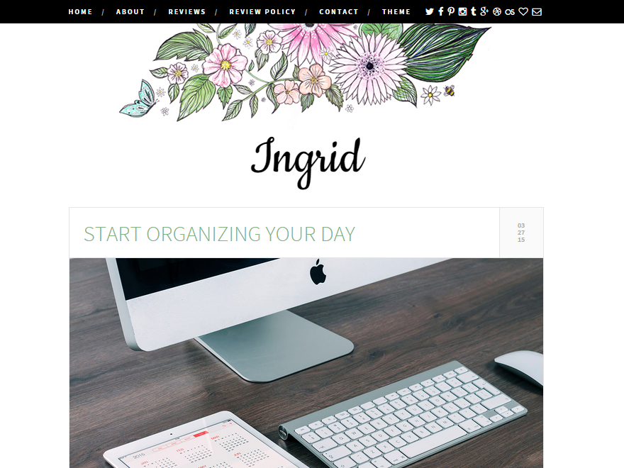 Ingrid WordPress Theme