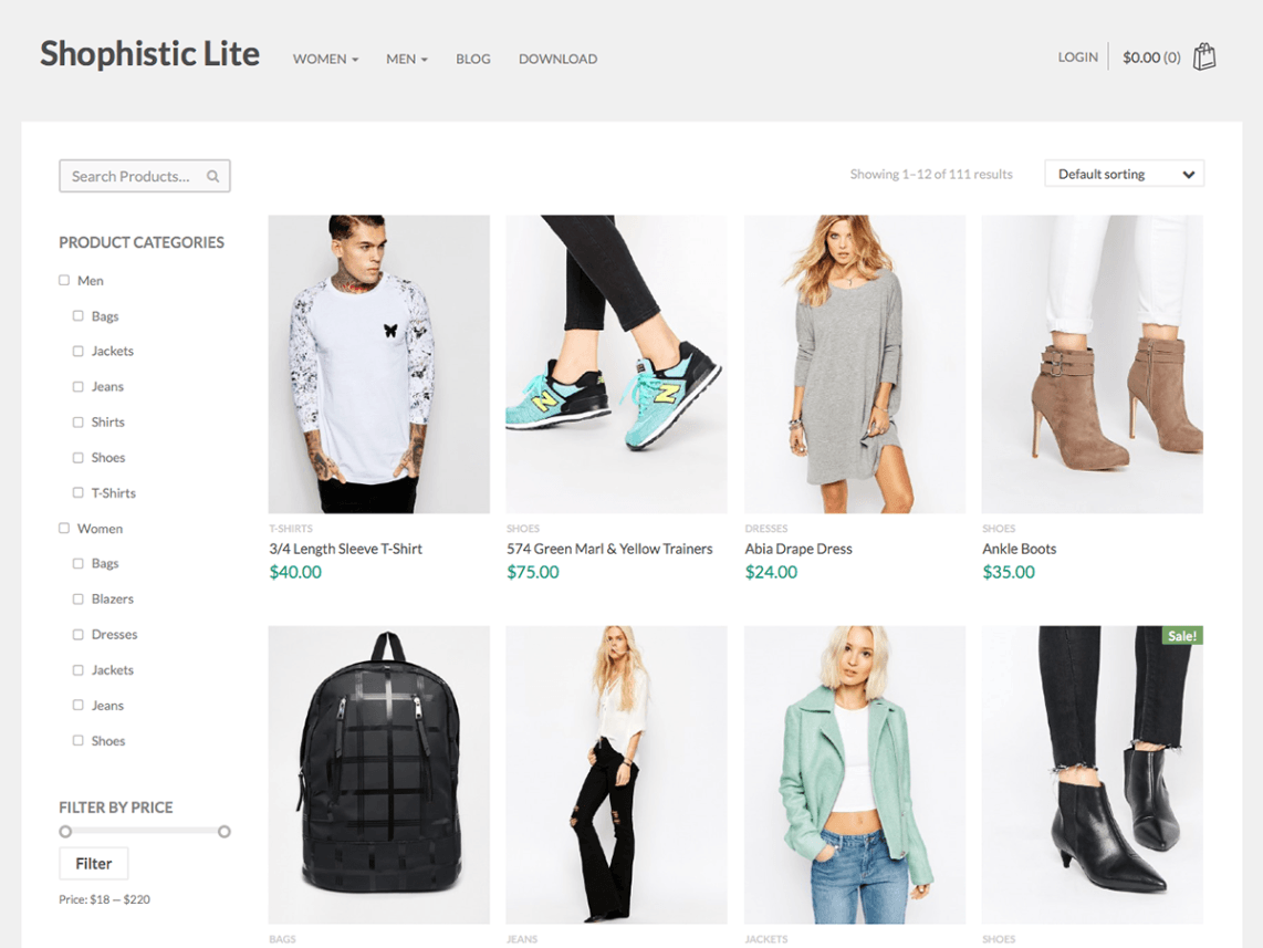 Shophistic Lite WordPress Theme