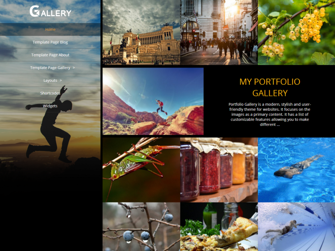 Portfolio Gallery WordPress Theme