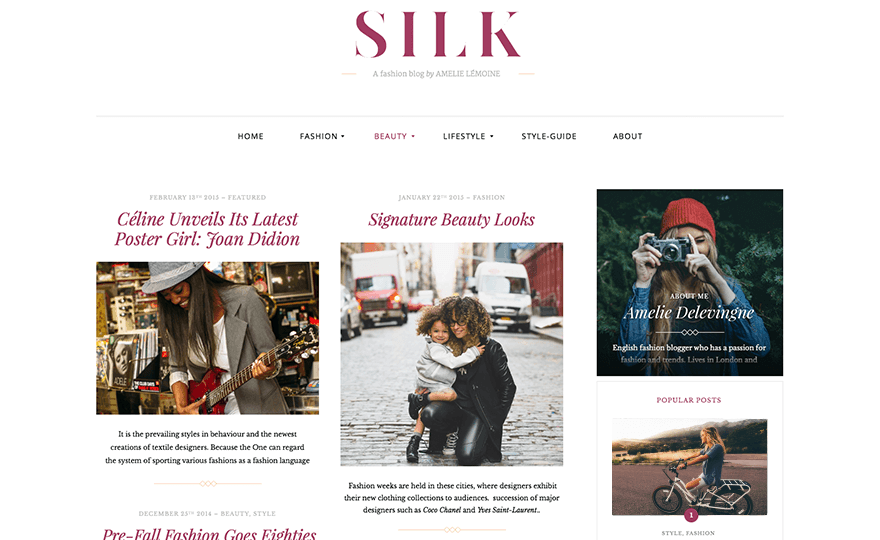 Silk Lite Free WordPress Theme