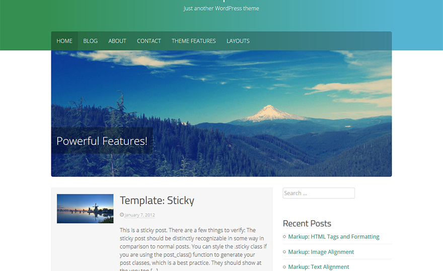 Phosphor WordPress Theme
