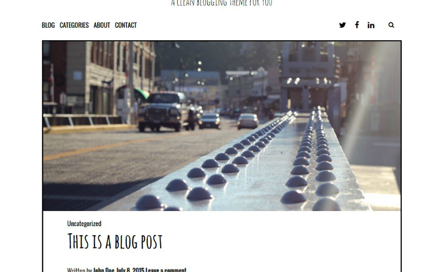 Nordic WordPress Theme Download