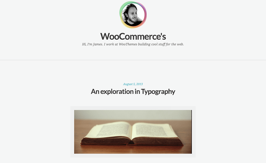Clear Tranquil WordPress Theme
