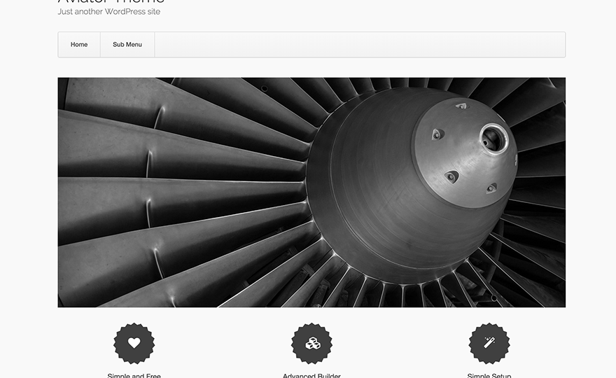 Aviator WordPress Theme