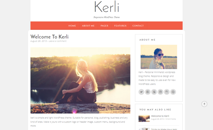 Kerli lite WordPress Theme