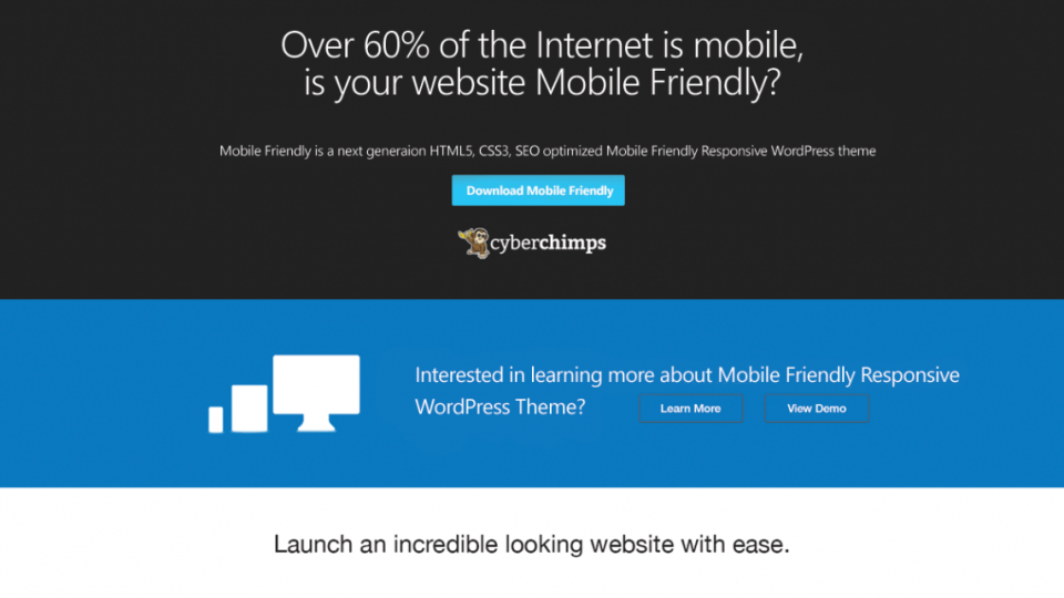 Mobile Friendly WordPress Theme