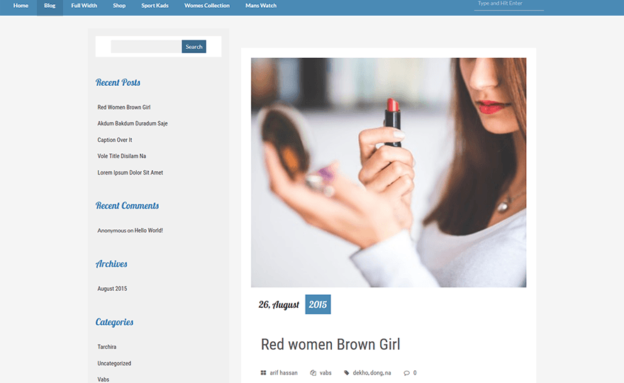 Symbol WordPress Theme