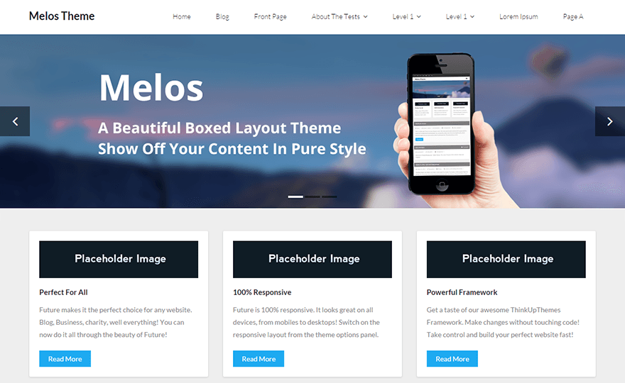 Melos WordPress Theme