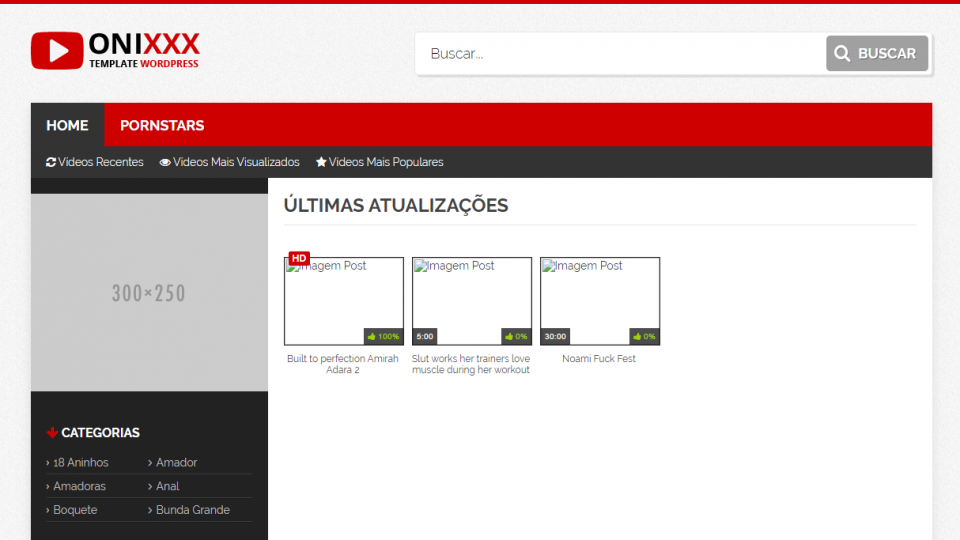 Onixxx WordPress Theme Adult