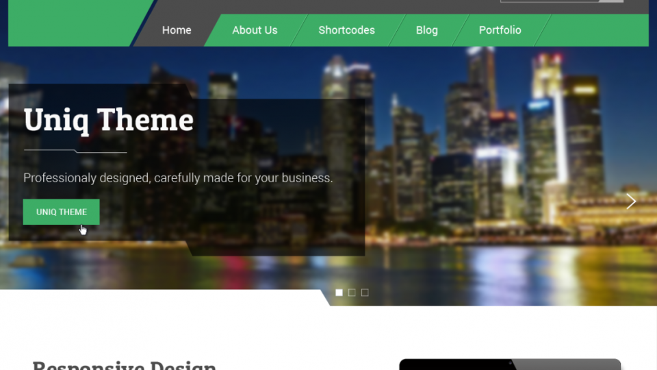 Uniq WordPress Theme