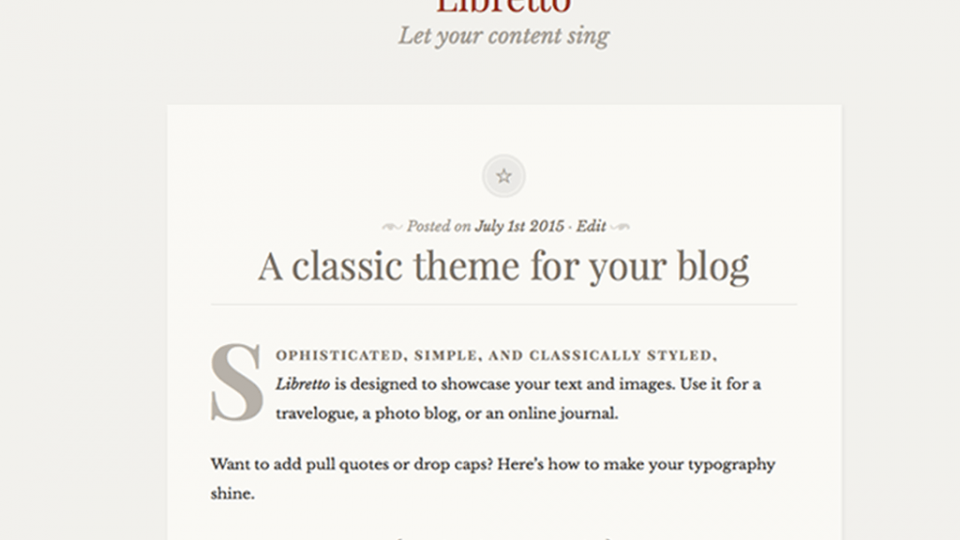 Libretto