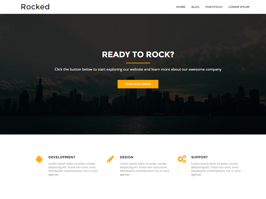 Rocked WordPress Theme