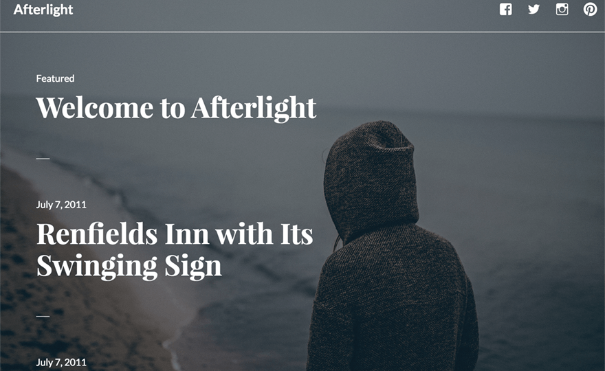 Afterlight WordPress Theme