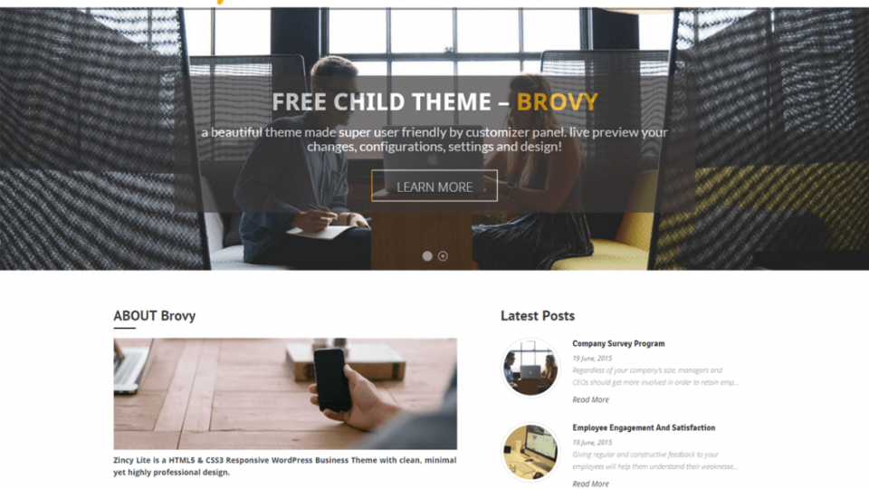 Brovy WordPress Theme